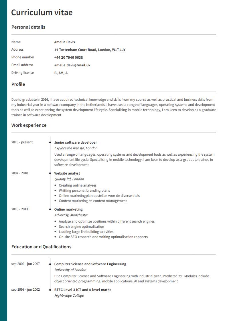 Skapa Ett Professionellt CV; Snabbt Och Enkelt Med CVmaker